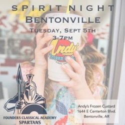 September 5: Spirit Night at Andy\'s Frozen Custard
